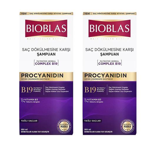 Procyanidin Dökülen Saçlar Için Anti Stres Şampuanı 360 ml x 2 Adet