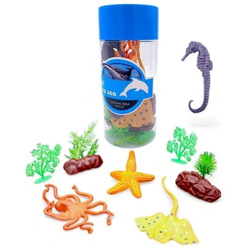 CToys Mini Karışık 12 Parça Deniz Hayvanları Seti C18-1C