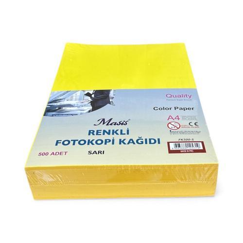 A4 Renkli Fotokopi Kağıdı 500 lü Sarı