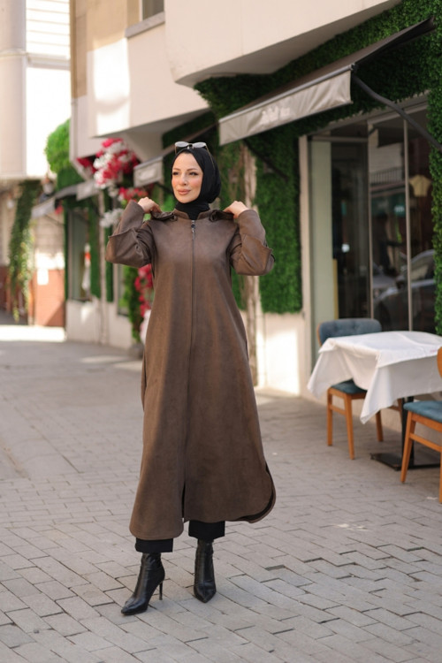 Lina Süet Kadın Kaban - 422530