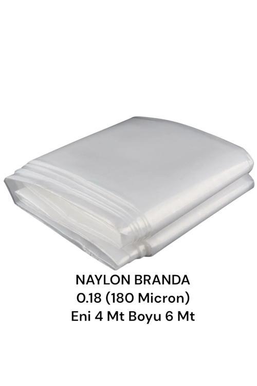 Naksan Kalın Naylon Branda Kurban Kesim Naylonu Bahçe Sera Naylonu 4x6 Eni 4 Mt Boyu 6 Mt