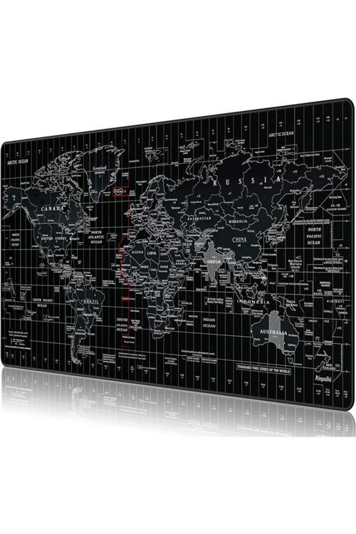 Dünya 85x34 Cm Dikişli Kaydırmaz Taban Speed Ver. Mouse Pad Oyuncu Gaming
