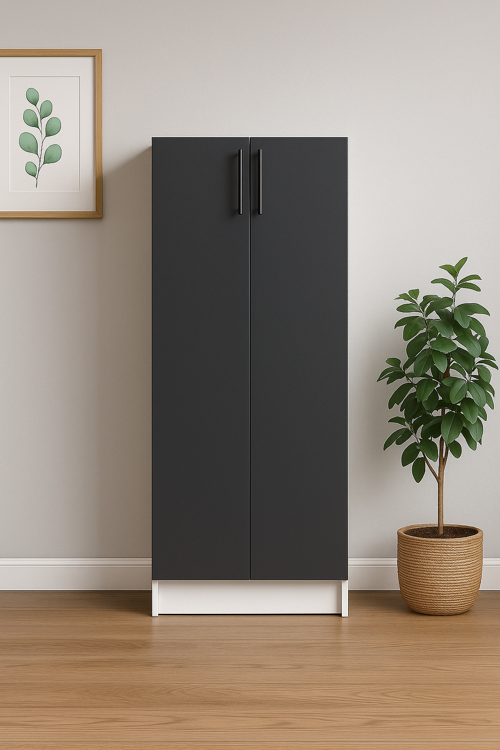 2 Kapaklı Çok Amaçlı Kiler Dolabı (130×50×30 cm)