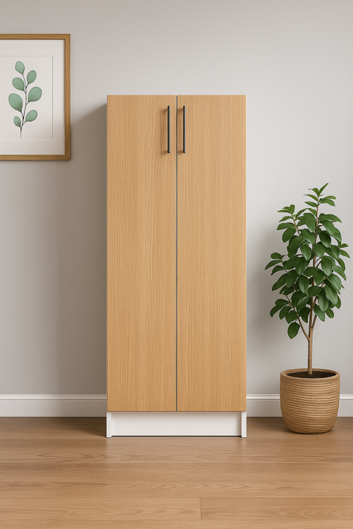 2 Kapaklı Çok Amaçlı Kiler Dolabı (130×50×30 cm)