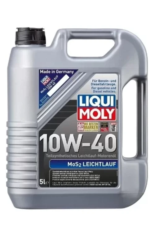 MOTOR YAĞI (API SL) KISMİ SENTETİK PARTIKÜLSÜZ MOS2 LEİCHTLAUF 10W-40 5LİTRE LIQUI MOLY