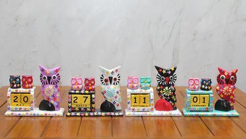 Ahşap Tekli Baykuş Takvim