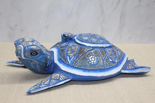 Tekli Ahşap Kaplumbağa