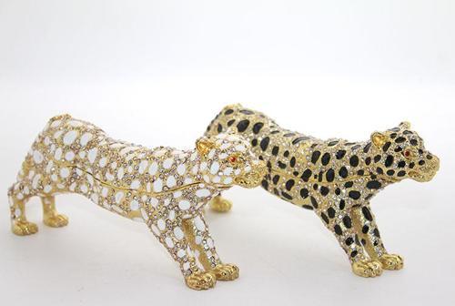 Swarovski Taşlı Tekli Leopar Model 4