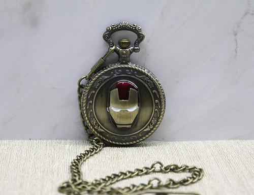 Iron Man Tasarımlı Köstekli Saat