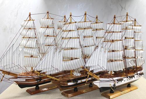 Ahşap Yelken Gemi Model 3