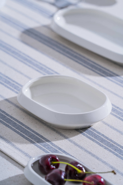 ACAR Rumi Oval Kayık Tabak - 13 cm