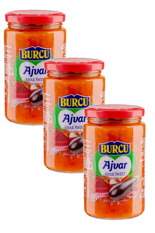 Ajvar Tatlı Kahvaltılık Sos 310 gr x 3 Adet