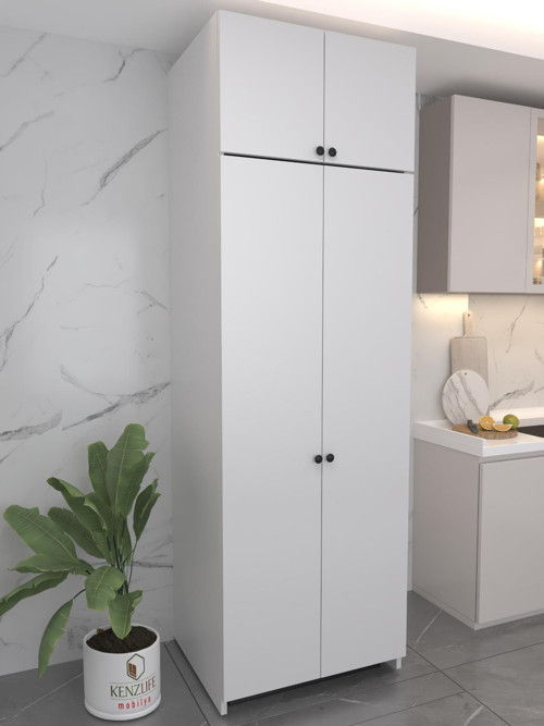 buzdolabı derin dondurucu dolabı modülü grönland beyaz 210*070*70 kapaklı arkalıksız