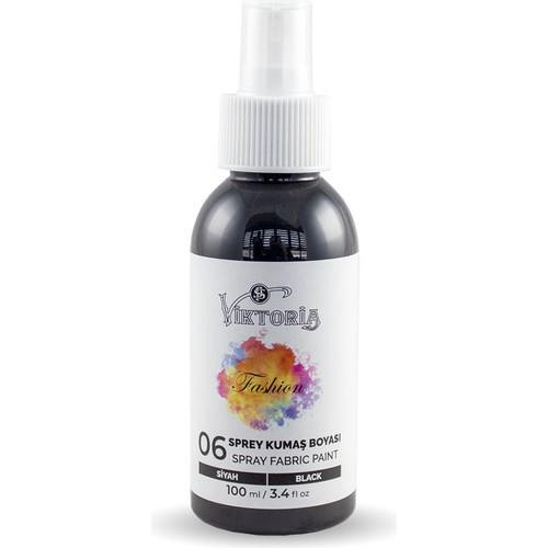 Sprey Kumaş Boyası Siyah 100 ml