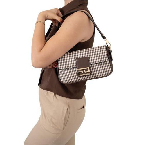 Kadın Çapraz Çanta 1179-47405 SILVER POLO ÇAPRAZ BAYAN ÇANTASI M191 KAHVE SARI-MAT KAH