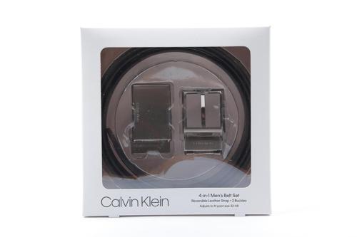 CALVIN KLEIN ERKEK 4 IN 1 KEMER 11CK010010-BLACK-BROWN
