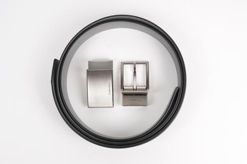 CALVIN KLEIN ERKEK 4 IN 1 KEMER 11CK010010-BROWN-GREY