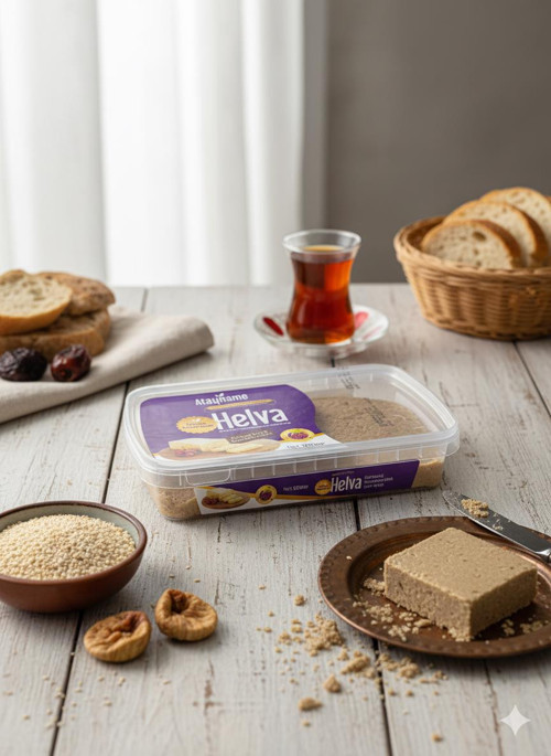 Eski Usül El Yapımı Üzüm Pekmezli Helva 300 G