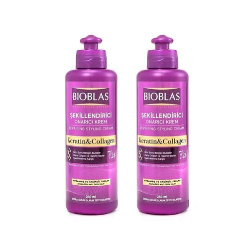 Saç Kremi Keratin&Collagen 250 ml x 2 Adet