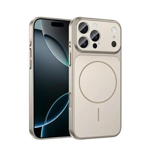 iPhone 15 Pro Max Uyumlu AG Glass Koruyucu Kılıf (iPhone 17 Pro Max Görünümlü)