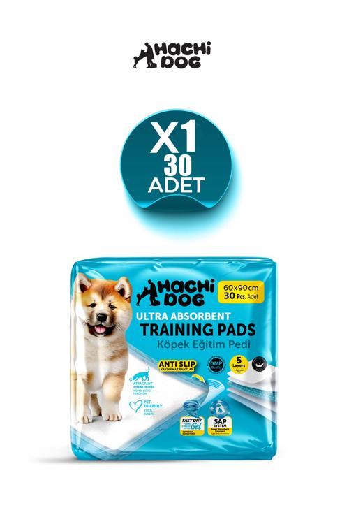 Köpek Eğitim Pedi 60x90 Kaydırmaz Bantlı 5 Katman 30 Adet