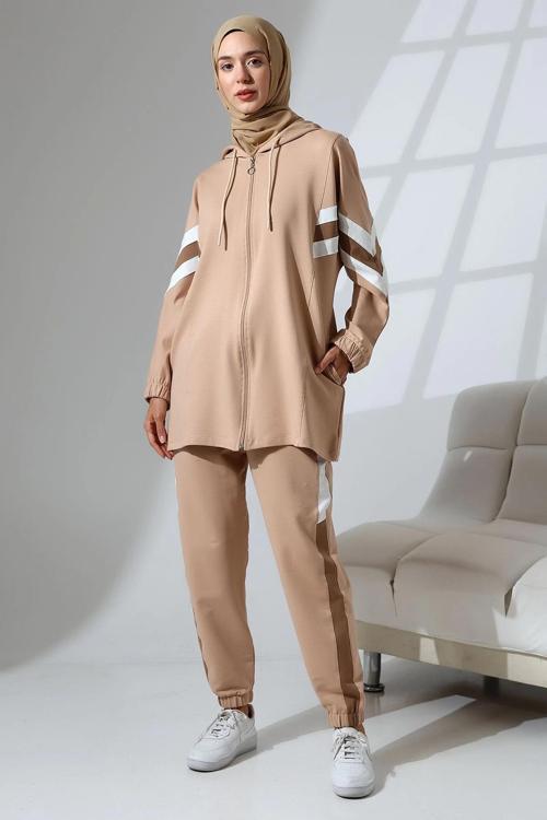Kadın Mevsimlik Penye Alt Üst Spor ve Rahat Tesettür Takım