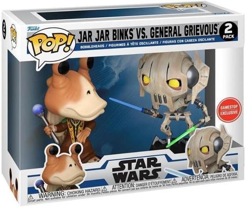 Pop 2-pack Disney Star Wars Clone Wars - Jar Jar Binks Vs General Grievous Gamestop