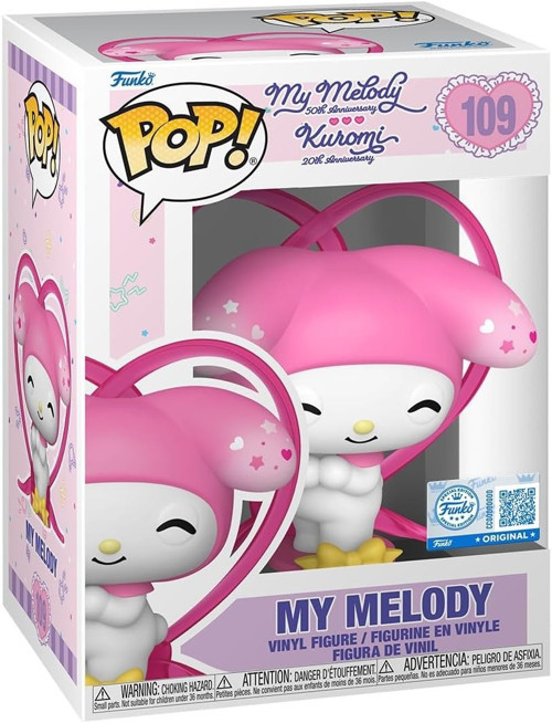 Pop Sanrio Hello Kitty (50th Ann.) Kuromi (20th Ann.) - My Melody (with Ribbon) (special