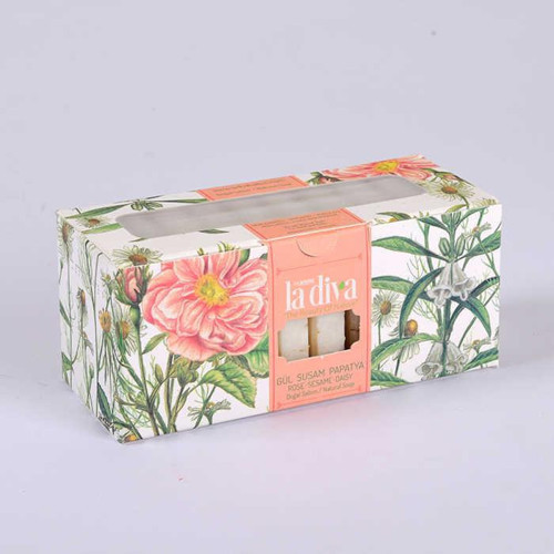 Butik Sabun Gül-Susam-Papatya 10X22,5
