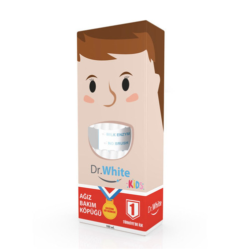 Dr. White Ağız Bakım Köpüğü Çocuk 100 ml