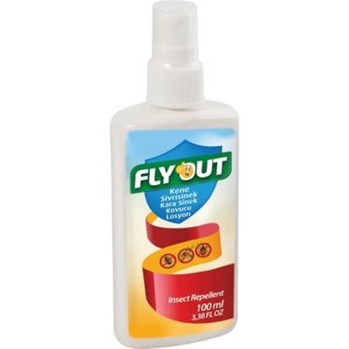 Fly Out Kene ve Sivrisinek Kovucu Sprey Losyon 100 ml Tekli