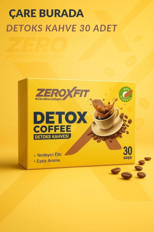 ZeroxFit - Detoks Kahvesi 30 Adet (L'Carnitin & Kolajen)