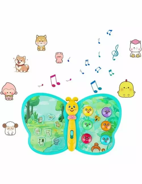 Pilli Müzikli Kelebek Piyano 855-181D