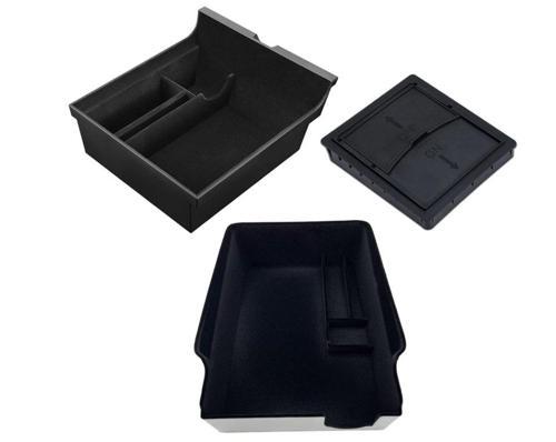 Tesla Model 3 ve Model Y Kadife Kaplama Orta Konsol Düzenleyici