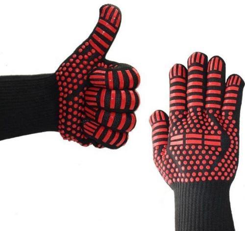 Yüksek Sıcaklık Dayanıklı Barbekü Fırın Eldiveni 32cm (1 Adet)