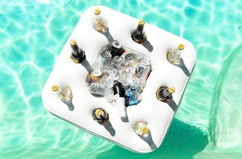 AquaCooler Havuz için Şişme Yüzer İçecek Tutucu