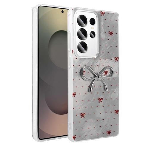 Galaxy S25 Ultra Kılıf Kamera Korumalı Figürlü Zore Ponti Silikon Kapak