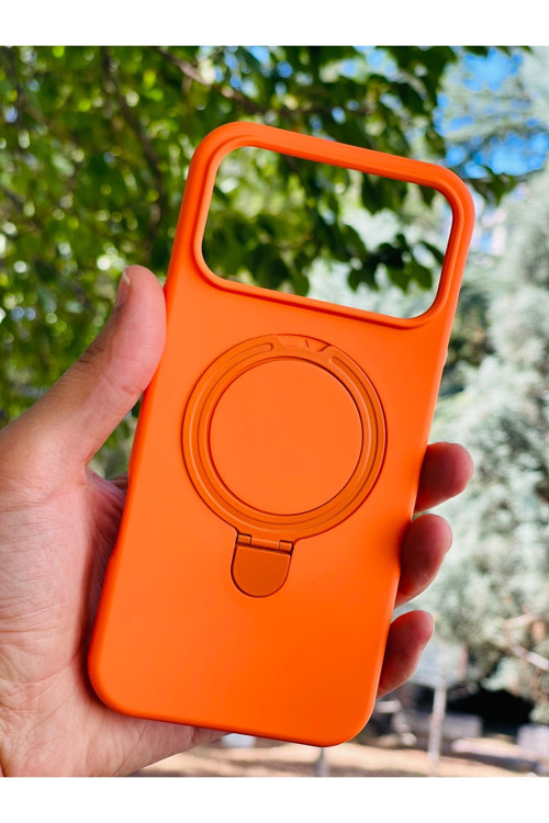 Apple İphone 17 Pro Max Kılıf Mgsafe Özellikli Standlı Pastel Renkler Azn-Reggal