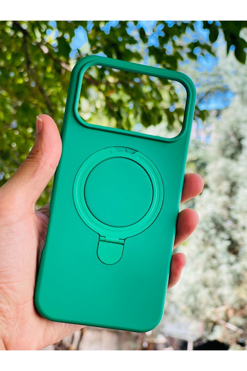Apple İphone 17 Pro Max Kılıf Mgsafe Özellikli Standlı Pastel Renkler Azn-Reggal