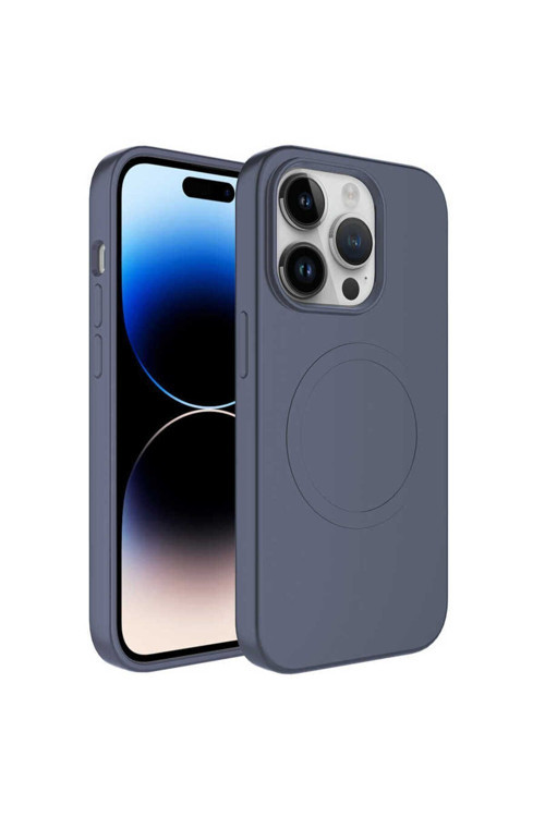 Apple İphone 13 Pro Max Kılıf Lansman Magsafe Wireless Şarj Özelikli Silikon Zr-Plas