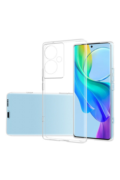 Realme Note 60 Kılıf Şeffaf Esnek Silikon Kılıf Zr-Süper