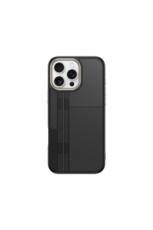 Apple İphone 16 Pro Max Kılıf Magesafe Şarj Özellikli Karbon Fiber Görünümlü Zr-Antina