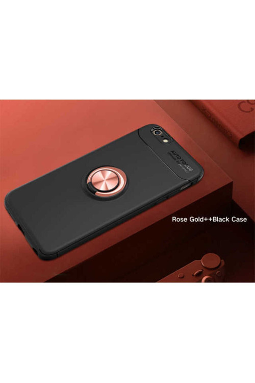Apple İphone Se 2022 Kılıf Ravel Yüzüklü Silikon Kapak