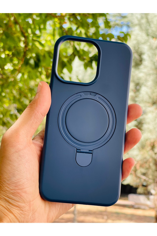 Apple İphone 15 Pro Max Kılıf Mgsafe Özellikli Standlı Pastel Renkler Azn-Reggal