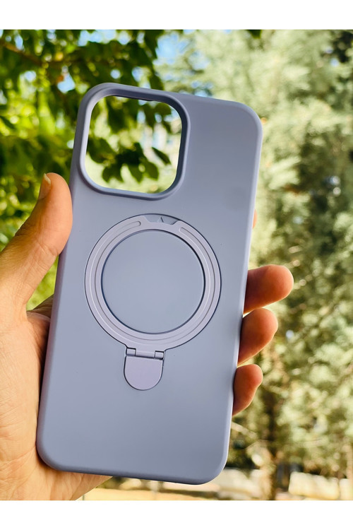 Apple İphone 15 Pro Max Kılıf Mgsafe Özellikli Standlı Pastel Renkler Azn-Reggal