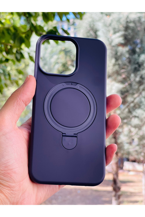 Apple İphone 15 Pro Max Kılıf Mgsafe Özellikli Standlı Pastel Renkler Azn-Reggal