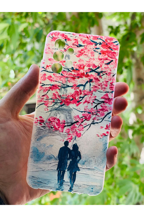 Galaxy A32 Kılıf Aşk Paris Eyfel Desenli Baskılı Silikon