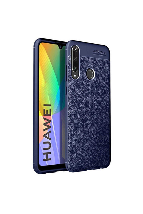 Huawei P40 Lite E Kılıf Deri Görünümlü Silikon Zr-Niss