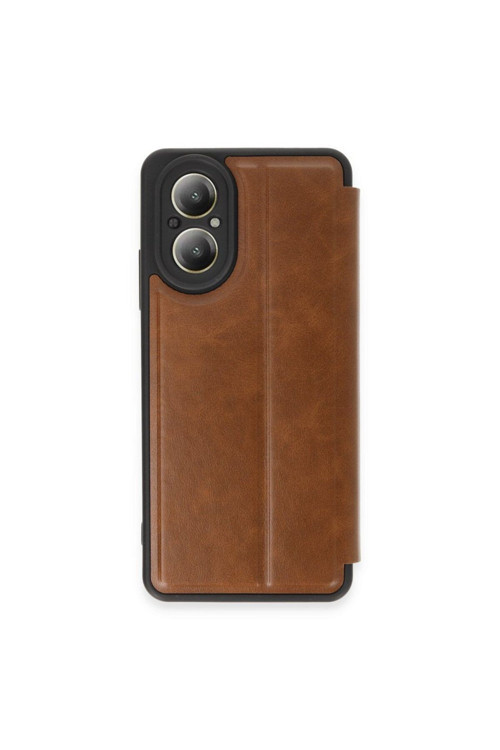 Realme 12 Lite Kapaklı Kılıf Standlı Kartlıklı Azn-Flip