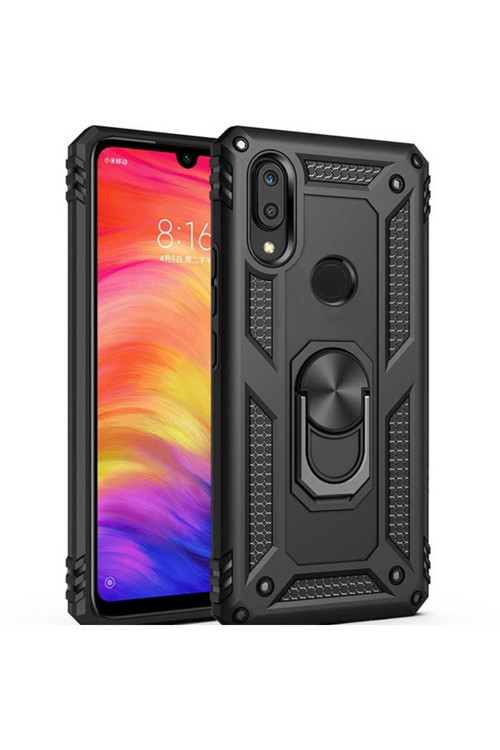Huawei P Smart 2019 Kılıf Vega Zırh Tank Tam Koruma Kapak + Kablo Koruyucu + Ekran Koruyucu